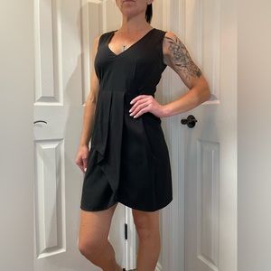 Black Gap sleeveless - pleated front dress.